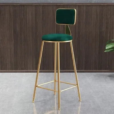Luxurious bar stool, made of steel