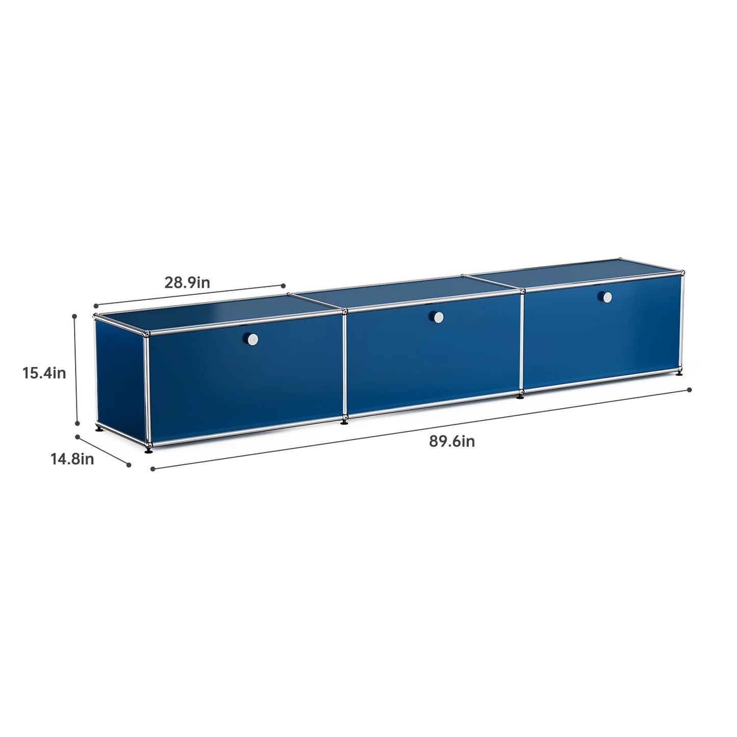 Living room side cabinet, stainless steel metal panel