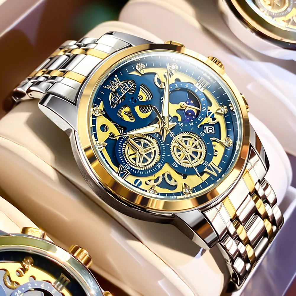 Luxury Fashion Men's Watch, Water Resistant