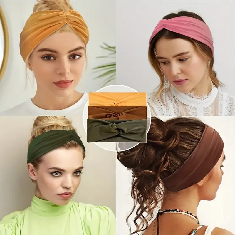 10pcs Soft Headbands for Women