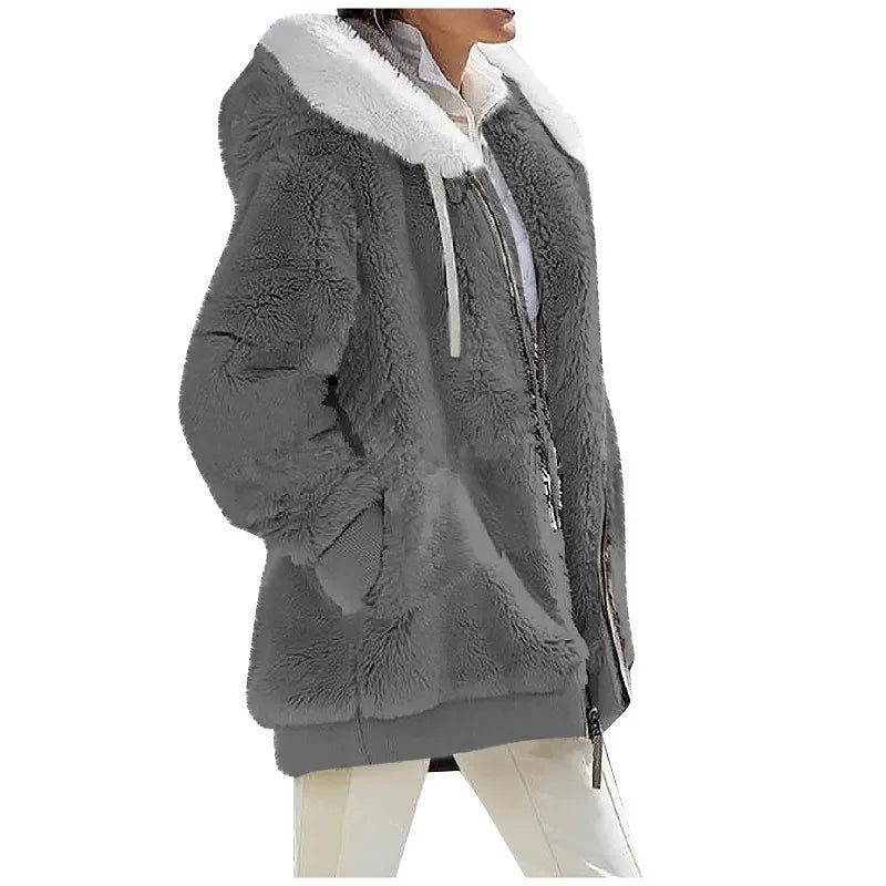 Women's casual cashmere coat