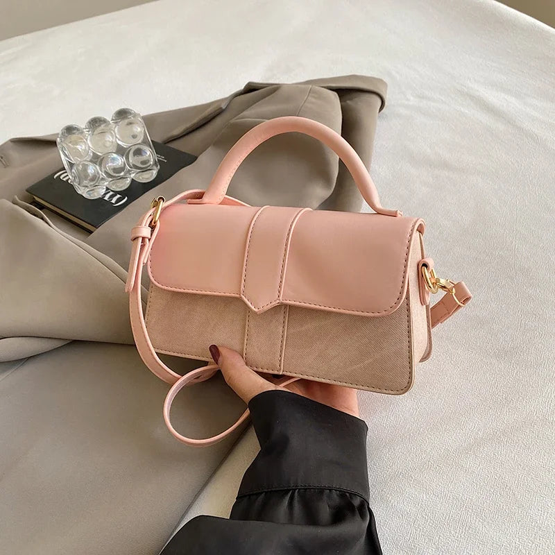 Women's PU Leather Shoulder Bag - Elegant Crossbody Bag