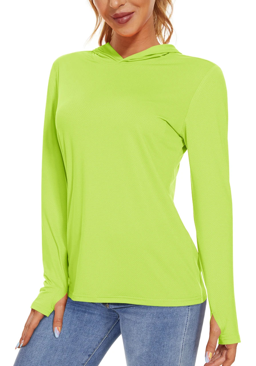 Long Sleeve Sports T-Shirt with Hood