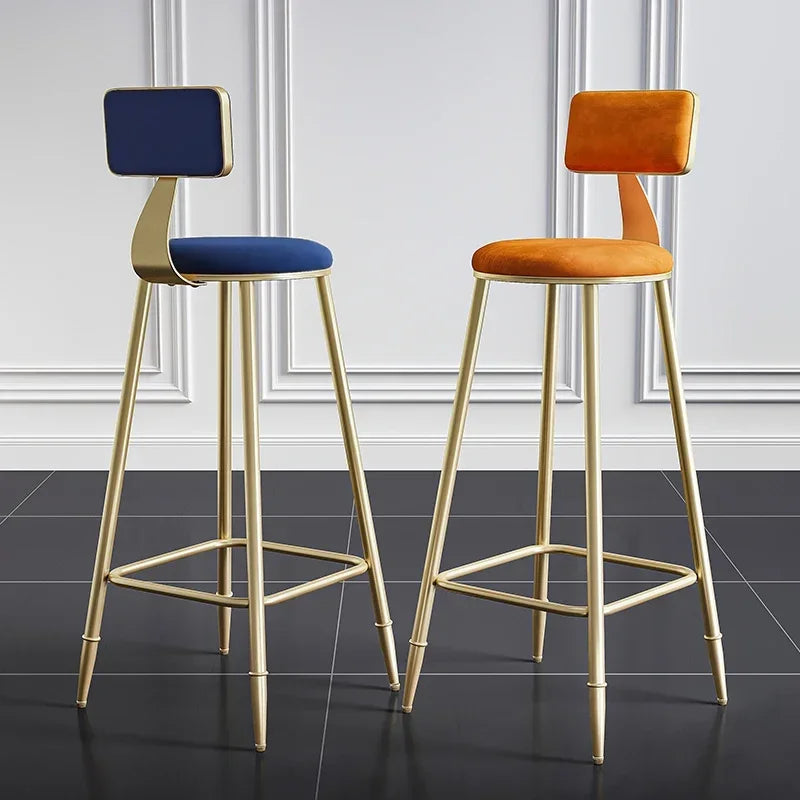 Luxurious bar stool, made of steel