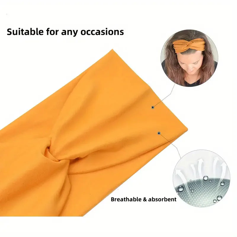 10pcs Soft Headbands for Women