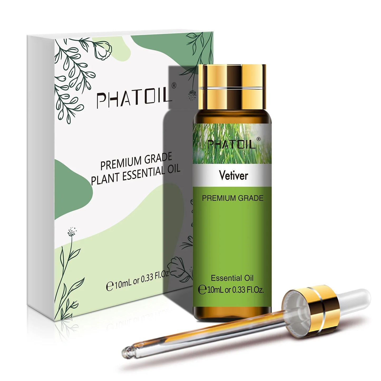 PHATOIL 10ml Sandalwood Lemon Essential Oil Pure Natural Frankincense Thyme Tea tree Rosemary Geranium Oils for Diffuser DIY