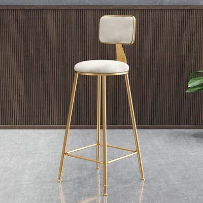 Luxurious bar stool, made of steel