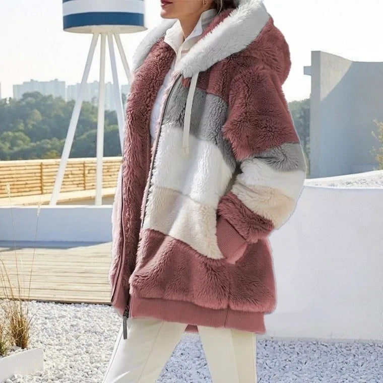 Women's Oversized Jacket Ladies Loose Outerwear Coat