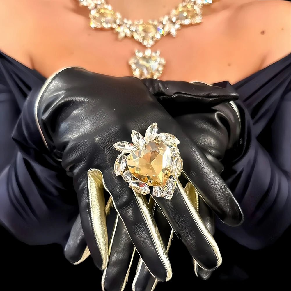 Heart Shaped Necklace and Earrings Set