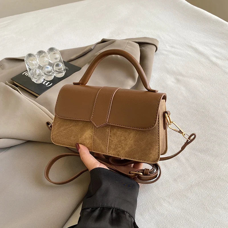 Women's PU Leather Shoulder Bag - Elegant Crossbody Bag