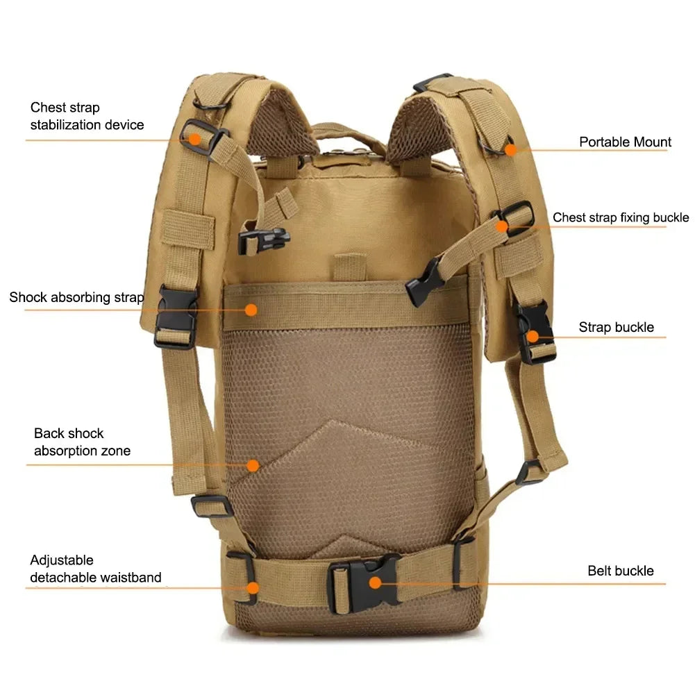 Travel, mountaineering and hunting bag