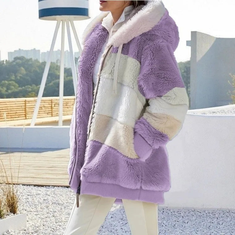 Women's Oversized Jacket Ladies Loose Outerwear Coat