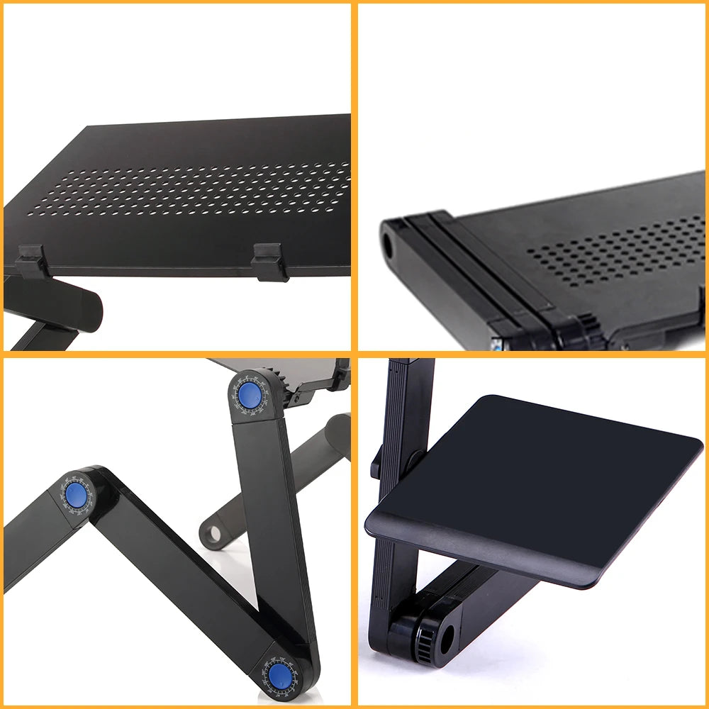 Computer stand, foldable and portable