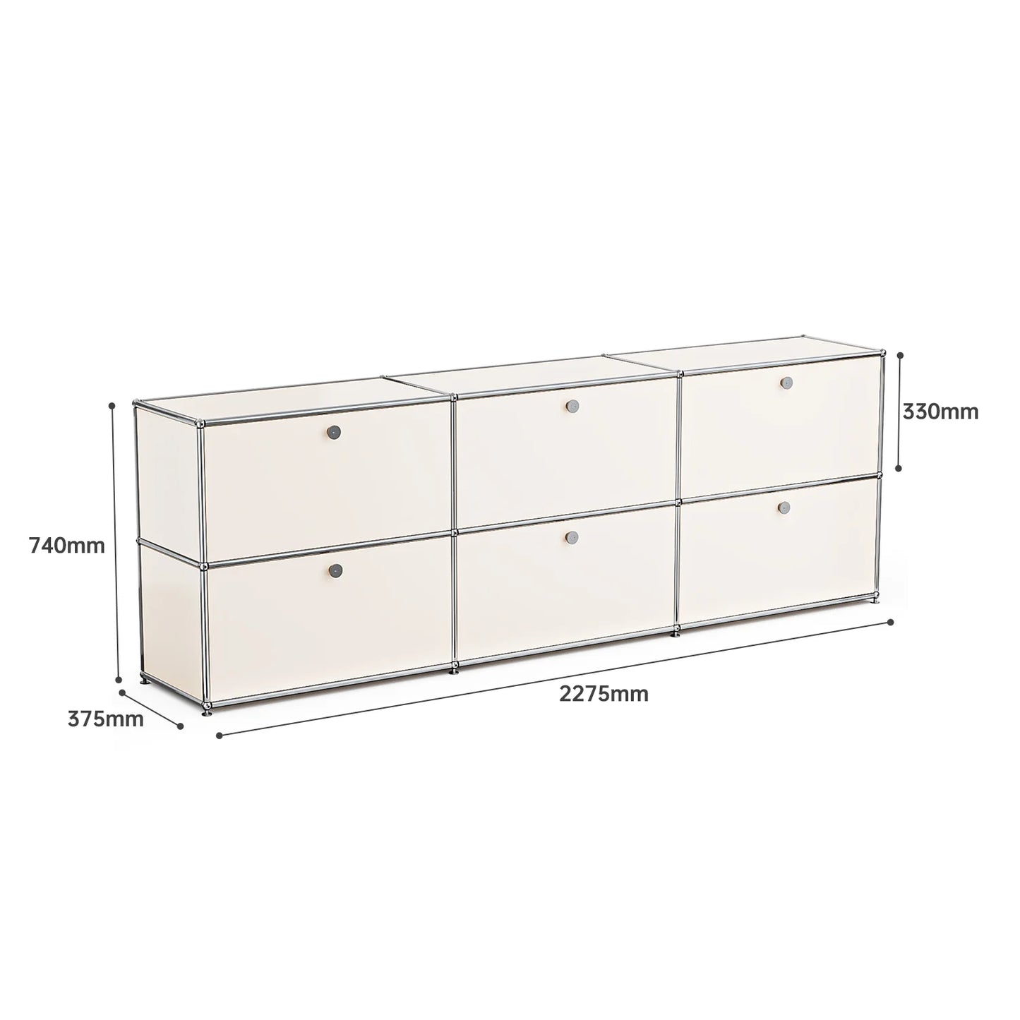 Living room side cabinet, stainless steel metal panel