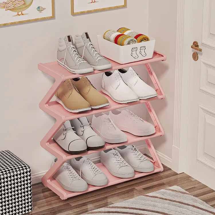 Simple Dustproof Cloth Shoe Rack Space Saving