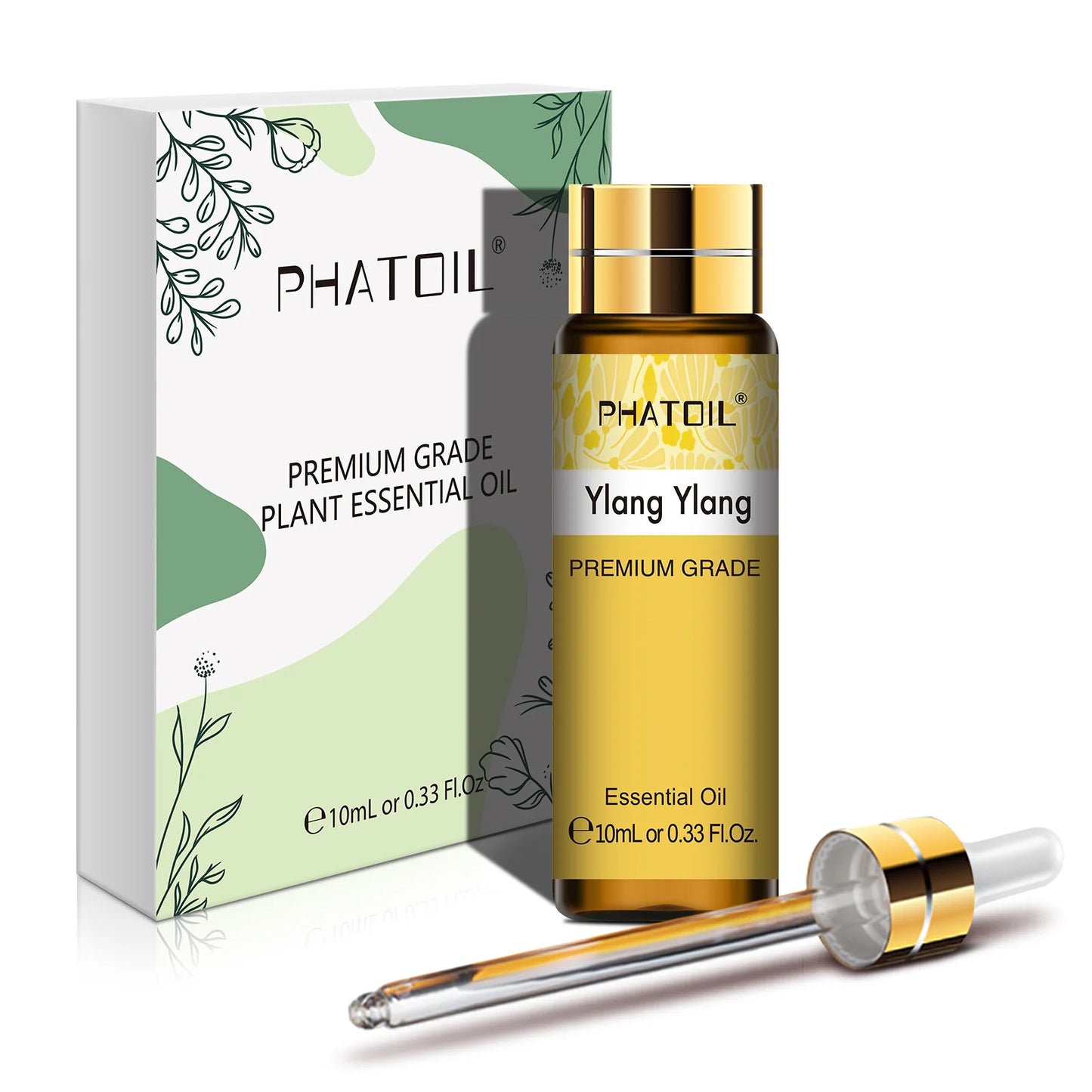 PHATOIL 10ml Sandalwood Lemon Essential Oil Pure Natural Frankincense Thyme Tea tree Rosemary Geranium Oils for Diffuser  DIY