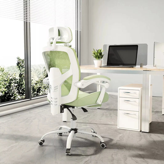 Comfortable office chair, takes into account the comfort of the spine