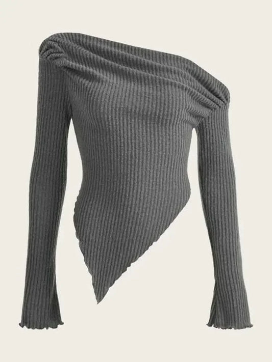 Casual Long Sleeve Blouse for Winter and Autumn