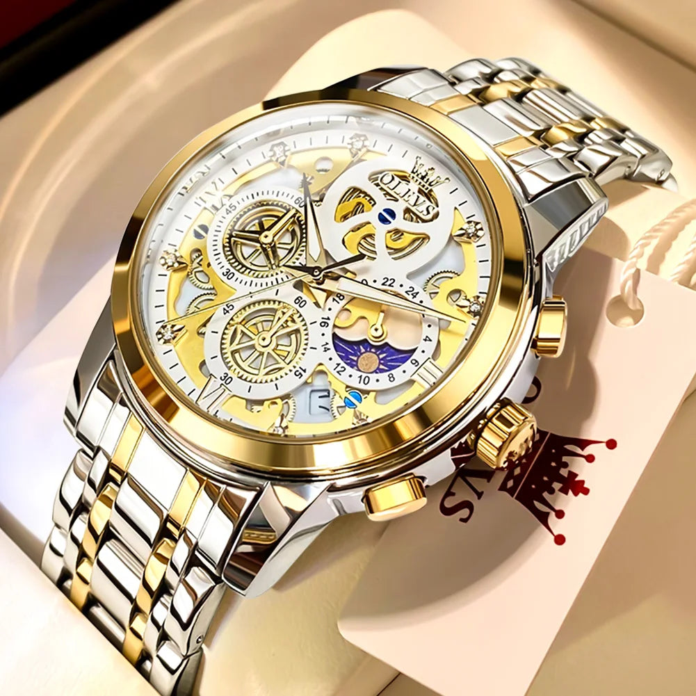 Luxury Fashion Men's Watch, Water Resistant