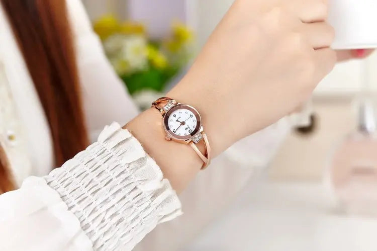 Soft bracelet watch for women