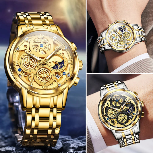 Luxury Fashion Men's Watch, Water Resistant