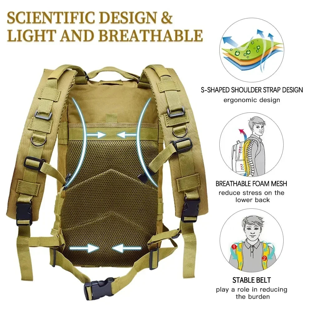 Travel, mountaineering and hunting bag