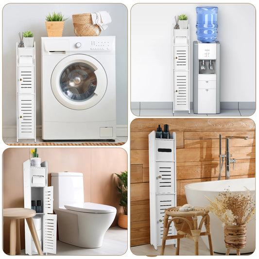3-tier bathroom storage cabinet