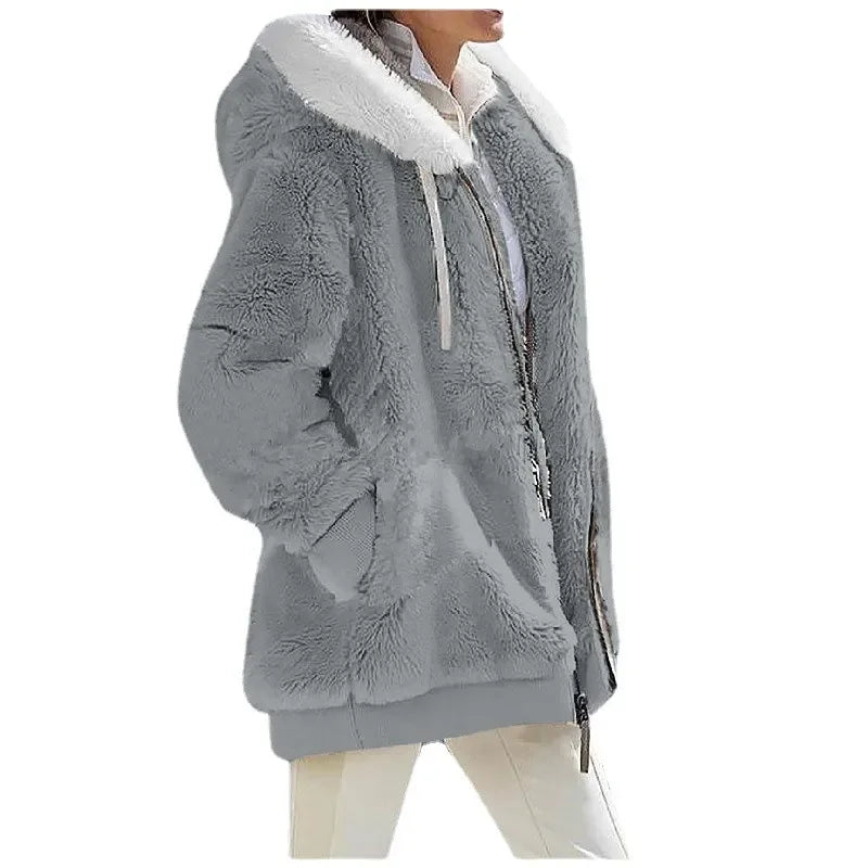 Women's casual cashmere coat