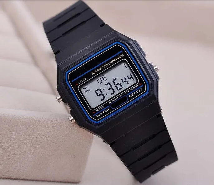 LED digital watch for men