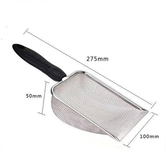 Cat litter scoop, micro-porous, rust-resistant