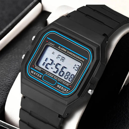 LED digital watch for men