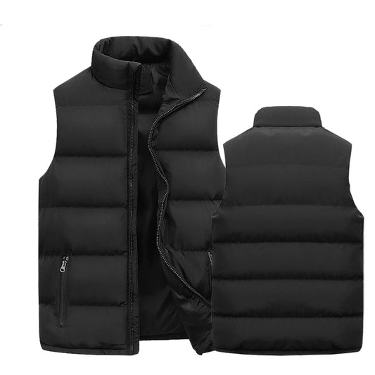 Men's Casual Warm Waterproof Sleeveless Jacket