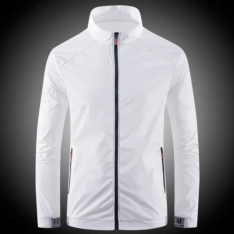 Men's Sun Protection Coats Waterproof Breathable Sports Jacket